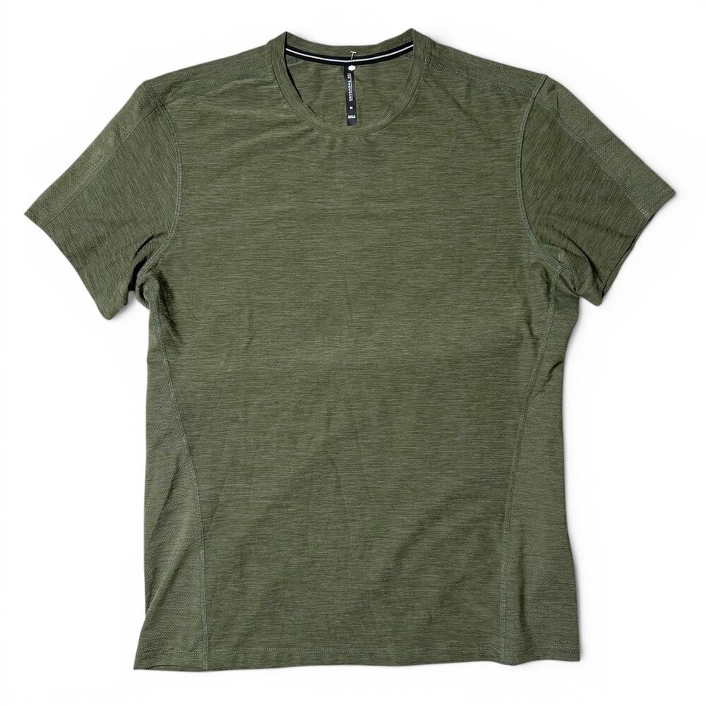 Ten Thousand Versatile Shirt Mens Size M Olive Green Mesh Stretch NWOT